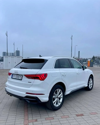 Audi Q3 cena 147550 przebieg: 584, rok produkcji 2021 z Brodnica małe 137